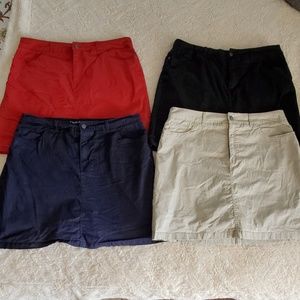 Four (4) Ladies skorts!